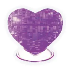 Original 3D Crystal Puzzle&trade; Purple Heart 46 Piece Puzzle