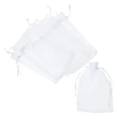 Celebrate It&trade; Occasions&trade; Organza Favor Bag, Large White