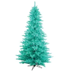 3ft. Pre-Lit Aqua Fir Artificial Christmas Tree, Aqua Lights