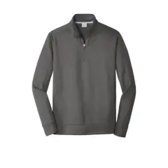 Port & Company&reg; Performance Fleece 1/4-Zip Pullover Sweatshirt Charcoal