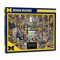 College Barnyard Fans 500 Piece Puzzle Michigan Wolverines