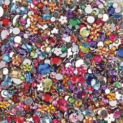 Color Splash!&reg; Assorted Faceted Acrylic Gemstone Assortment, 2000ct.