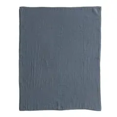 Hello Honey&reg; Double Cloth Cotton Baby Blanket with Trim Blue