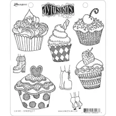 Dyan Reaveley's Dylusions Eat Me Cling Stamps