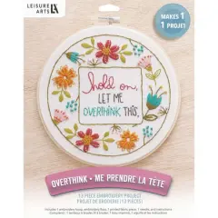 Leisure Arts&reg; 8" Overthink Embroidery Kit