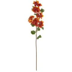 37'' Bougainvillea Artificial Flower Spray, 4ct. Orange