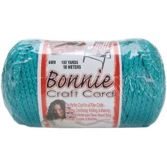 Bonnie Craft Cord, 6mm Turquoise