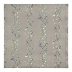 Vines Cotton Twill Napkin Gray