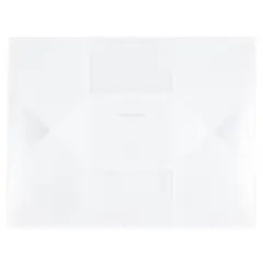 JAM Paper 7" x 9.25" Clear Frost Tuck Flap Closure Plastic Envelope
