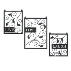 Live Love Laugh Candleholder Wall D&eacute;cor