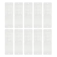 Clear Square Wax Melt Clamshells, 10ct. by Make Market&reg;