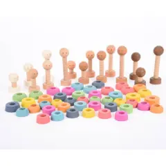 TickiT&reg; Rainbow Community People 60 Piece Play Set