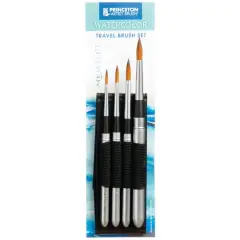 Princeton&trade; Aqua Elite&trade; Synthetic Watercolor Travel 4 Piece Watercolor Brush Set