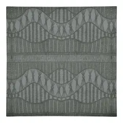 Lace Pattern Cotton Twill Napkin Charcoal