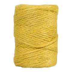JAM Paper 1/4" x 73yd. Paper Kraft Twine Yellow