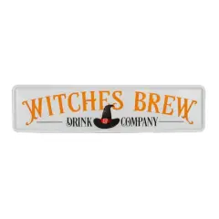 31'' Witches Brew Metal Halloween Wall Sign