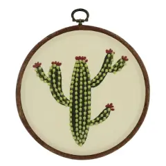 Cactus Embroidery Hoop Wall D&eacute;cor by Ashland&reg;