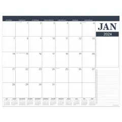TF Publishing 2024 Professional Medium Desk Pad Monthly Blotter Calendar