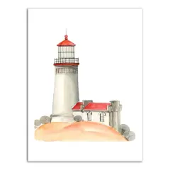 Coastal Lighthouse 12" x 16" Canvas Wall Art