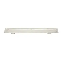 35'' Silver Aluminum Contemporary Tray