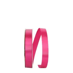 JAM Paper 7/8" x 100yd. Single Face Satin Allure Ribbon Wild Berry