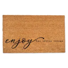 Enjoy The Little Things 30" x 18" Door Mat