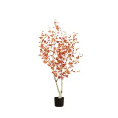 5ft. Autumn Birch Artificial Fall Tree