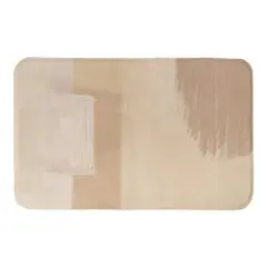 Neutral Desert Abstract Bath Mat