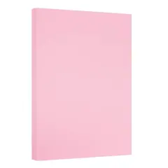 JAM Paper 11'' x 17'' 67lb. Vellum Bristol Cardstock, 50 Sheets Pink