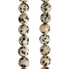 Dalmatian Jasper Round Beads, 8mm by Bead Landing&trade;