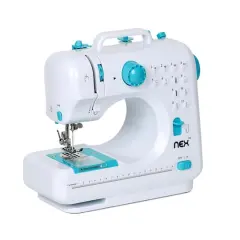 NEX&trade; Indigo Blue Modern Crafting Sewing Machine with 12 Built-In Stitches