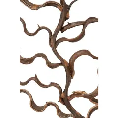 Brown Tree Teak Wood Rustic Wall Decor Set