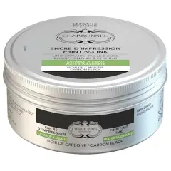 Charbonnel Printing Ink, 200mL Carbon Black