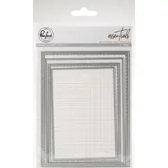 Pinkfresh Studio Essentials Stitched Rectangles Die Set