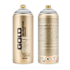 Montana&trade; Gold Acrylic Professional Spray Paint M1100 Silver Matte