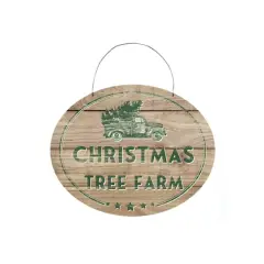 10" Christmas Tree Farm Sign 