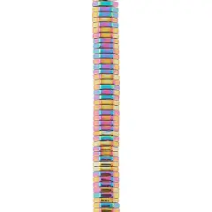 Multicolor Iris Hematite Stick Beads, 6mm by Bead Landing&trade;