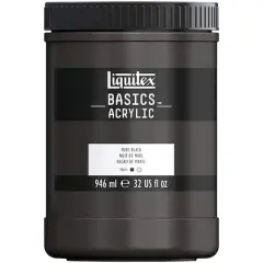 Liquitex&reg; BASICS&trade; Acrylic Paint Jar, 32oz.Mars Black