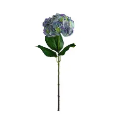 30" Blue Hydrangea Flower Stems, 3ct.