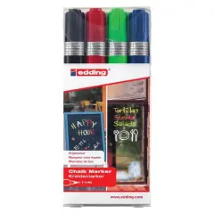 edding&reg; 4095 Chalk Markers Set, 4ct.