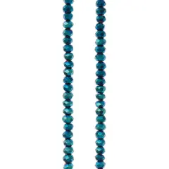 Sapphire Iris Glass Rondelle Beads, 3mm by Bead Landing&trade;