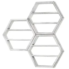 Essential Oil Storage Shelf Set Gray