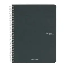 Fabriano&reg; EcoQua Spiral Bound Grid Notebook Dark Green