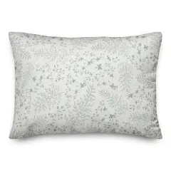 Rough Leaf Pattern Pillow 2 18" x 18" Throw Pillow