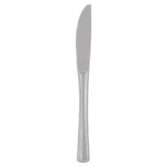 JAM Paper Premium Utensils Plastic Knives Party Pack, 48ct. Silver