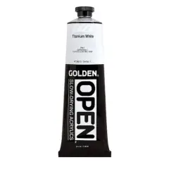 Golden&reg; OPEN&trade; Slow-Drying Acrylics, 5oz. Titanium White
