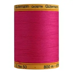 G&uuml;termann Cotton Thread, 875yd. Fuchsia Flower
