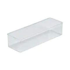 Simplify Medium Narrow Clear Drawer Organizer