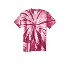 Port & Company&reg; Youth Tie-Dye T-Shirt Maroon