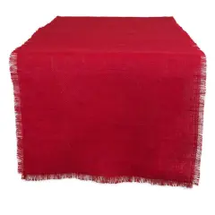 DII&reg; 74" Jute Table Runner Tango Red